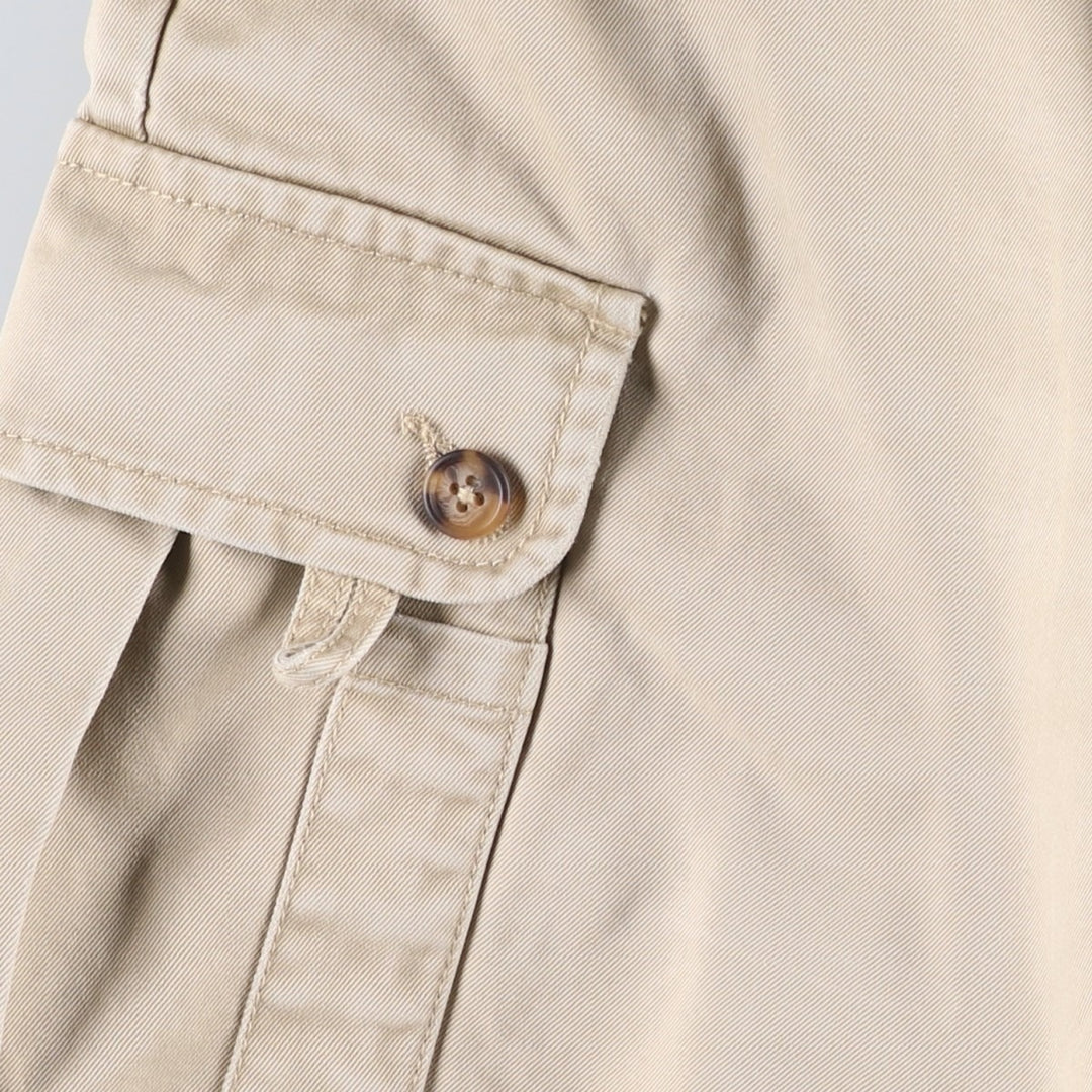 ORVIS Cargo Shorts, Men's Size W32 (approx.) cotton Beige type Vintage Second Hand