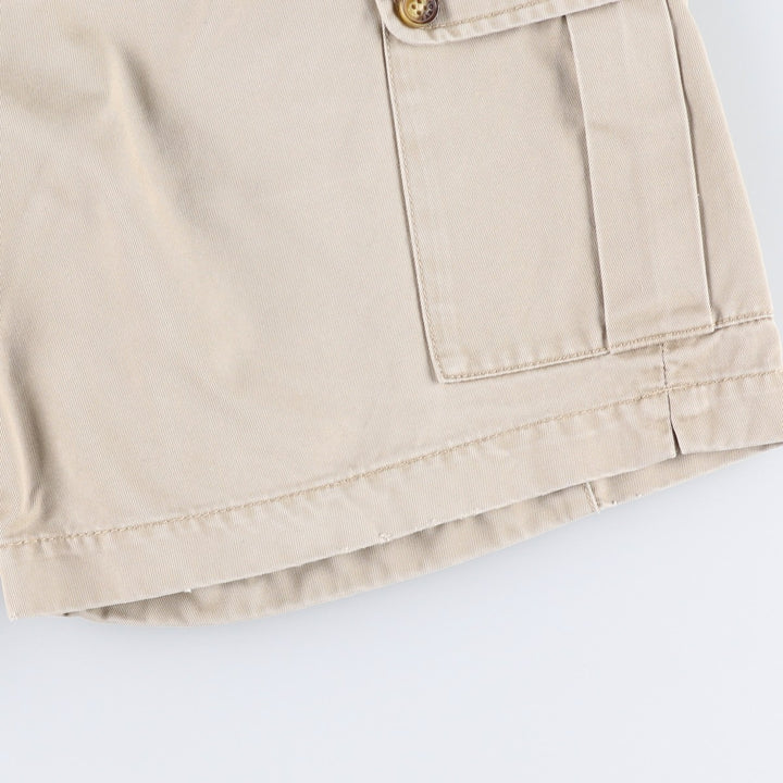 ORVIS Cargo Shorts, Men's Size W32 (approx.) cotton Beige type Vintage Second Hand