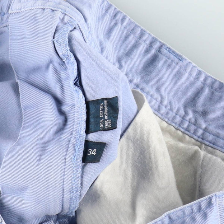 Ralph Lauren POLO by Ralph Lauren cargo shorts, half pants, men's size w34 cotton Blue type light blue Vintage Second Hand