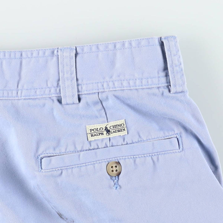Ralph Lauren POLO by Ralph Lauren cargo shorts, half pants, men's size w34 cotton Blue type light blue Vintage Second Hand