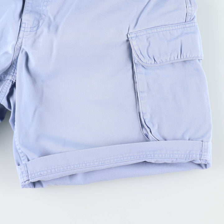 Ralph Lauren POLO by Ralph Lauren cargo shorts, half pants, men's size w34 cotton Blue type light blue Vintage Second Hand