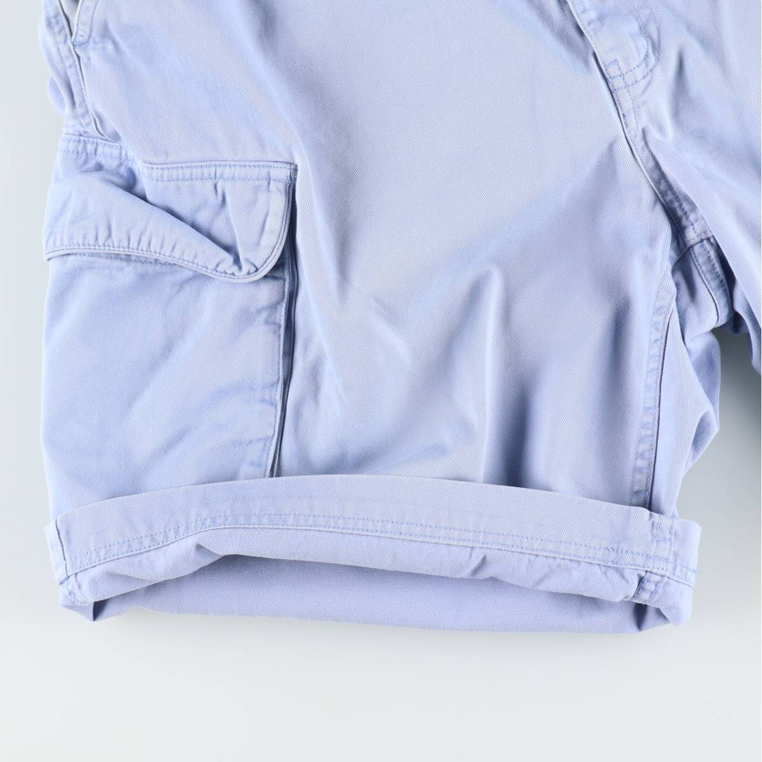 Ralph Lauren POLO by Ralph Lauren cargo shorts, half pants, men's size w34 cotton Blue type light blue Vintage Second Hand