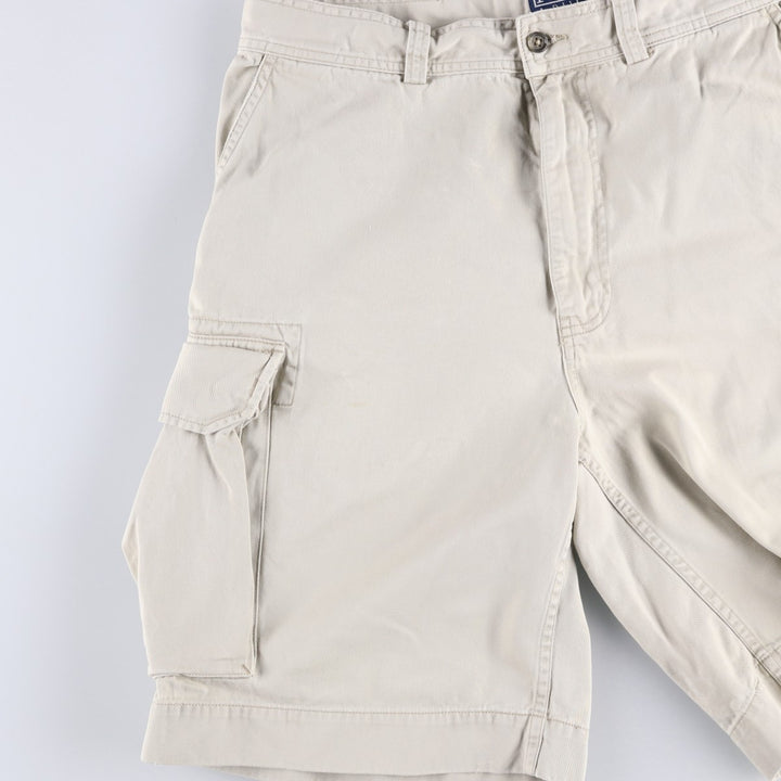 Ralph Lauren POLO by Ralph Lauren cargo shorts, half pants, men's size w34 cotton gray type Vintage Second Hand