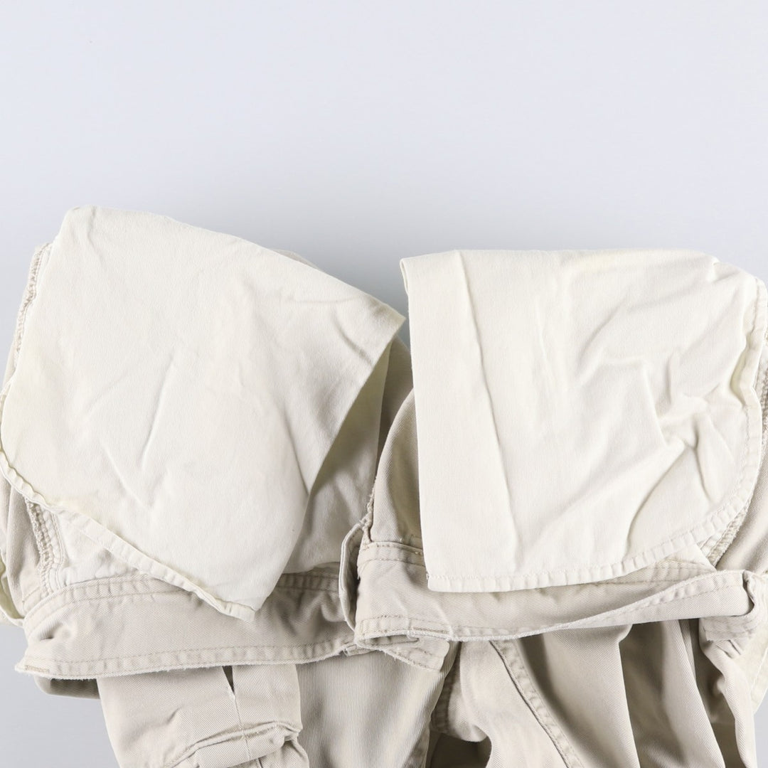 Ralph Lauren POLO by Ralph Lauren cargo shorts, half pants, men's size w34 cotton gray type Vintage Second Hand