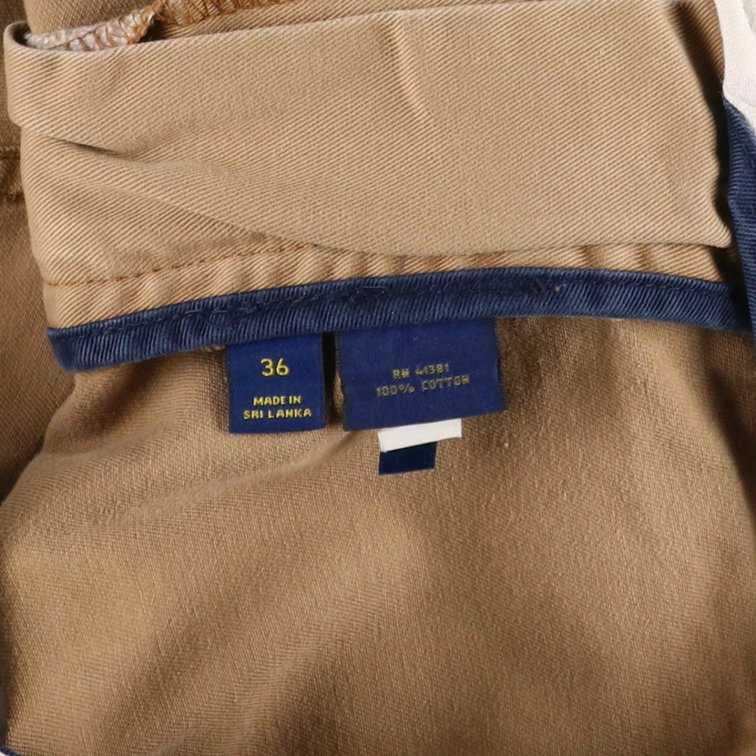 Ralph Lauren POLO RALPH LAUREN cargo shorts, men's size W36 cotton Beige type Vintage Second Hand