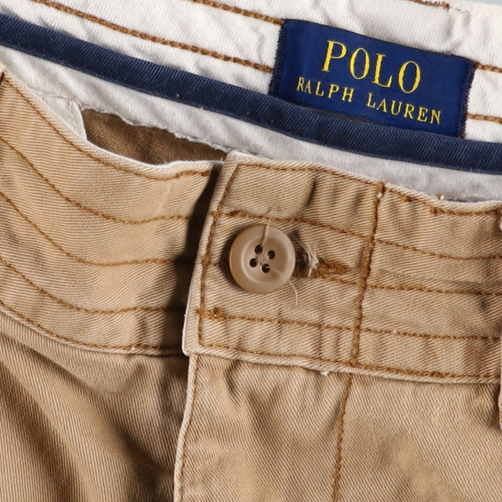 Ralph Lauren POLO RALPH LAUREN cargo shorts, men's size W36 cotton Beige type Vintage Second Hand