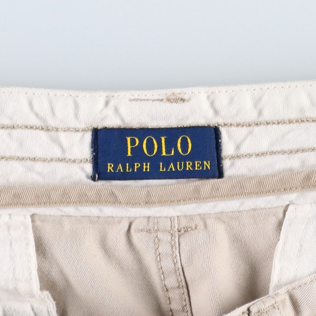 Ralph Lauren POLO RALPH LAUREN cargo shorts, half pants, men's size w35 cotton Beige type Vintage Second Hand