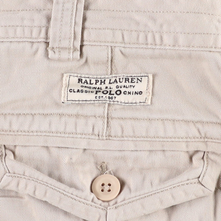 Ralph Lauren POLO RALPH LAUREN cargo shorts, half pants, men's size w35 cotton Beige type Vintage Second Hand