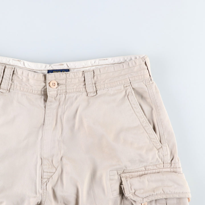 Ralph Lauren POLO RALPH LAUREN cargo shorts, half pants, men's size w35 cotton Beige type Vintage Second Hand