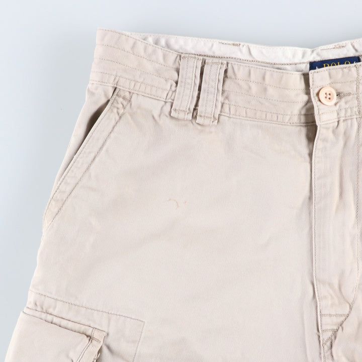 Ralph Lauren POLO RALPH LAUREN cargo shorts, half pants, men's size w35 cotton Beige type Vintage Second Hand