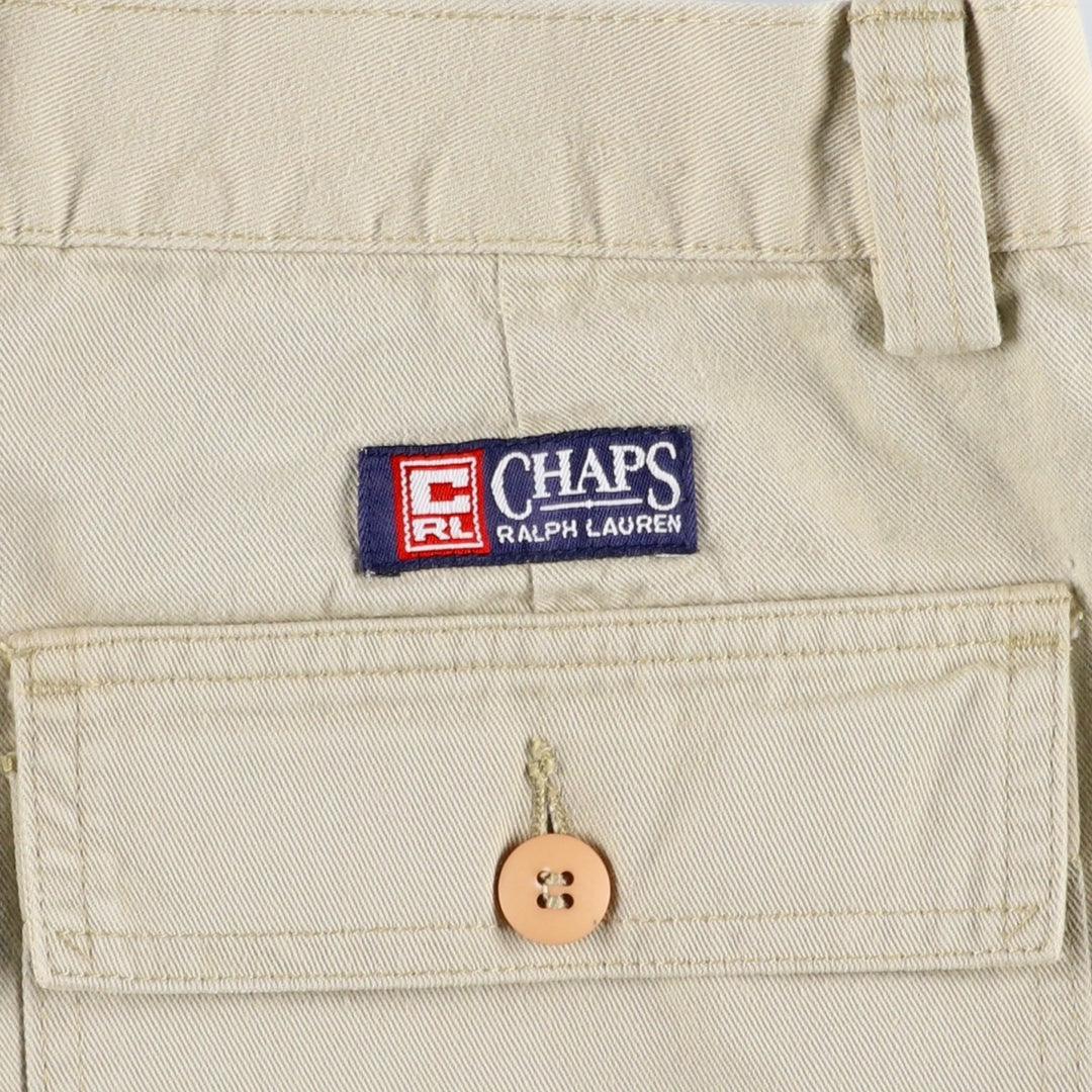 Ralph Lauren CHAPS Cargo Shorts (Men's size W34 equivalent) cotton Beige type Vintage Second Hand