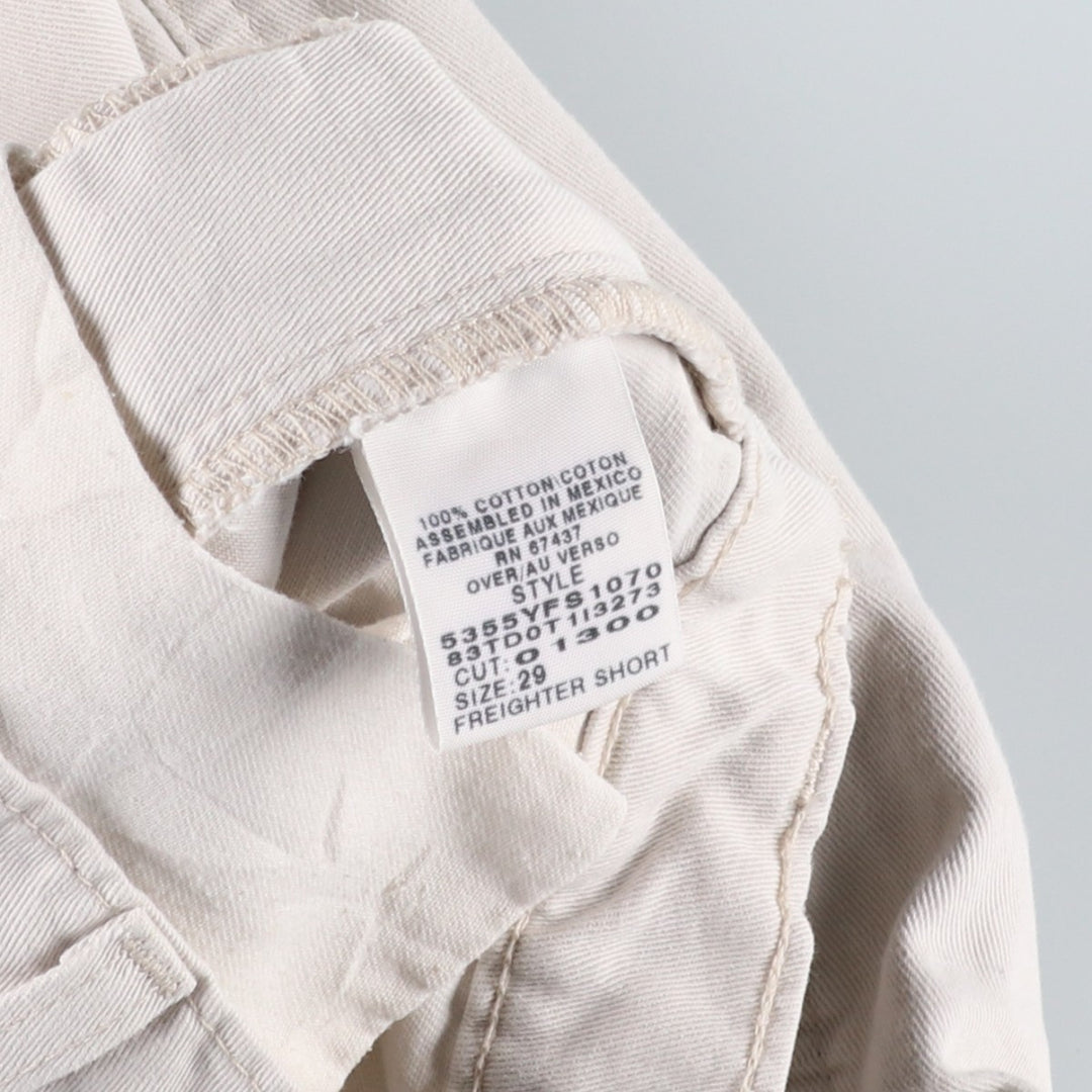 Ralph Lauren POLO JEANS COMPANY cargo shorts, men's size W29 (approx.) cotton white type Vintage Second Hand