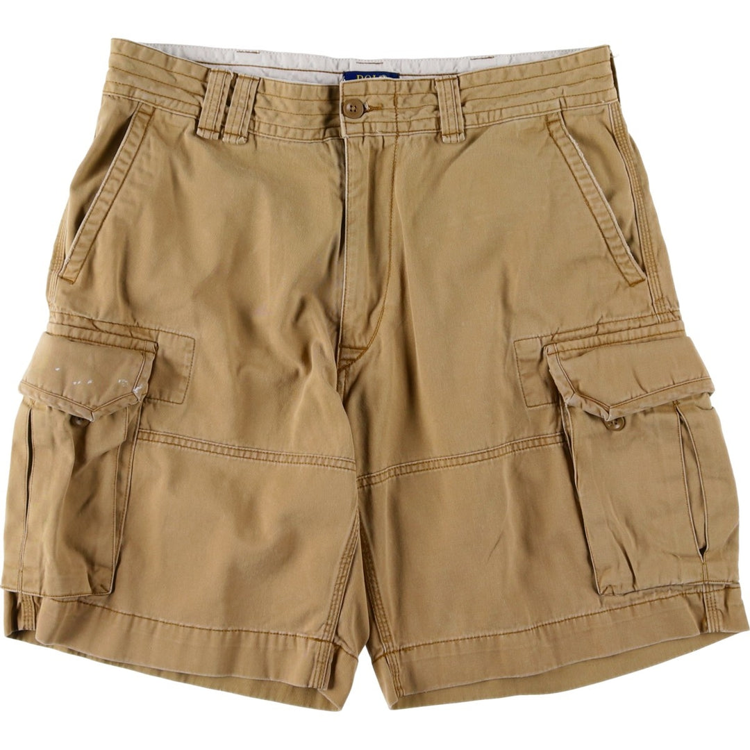 Ralph Lauren POLO RALPH LAUREN cargo shorts short pants men's w36 equivalent cotton Beige type Vintage Second Hand
