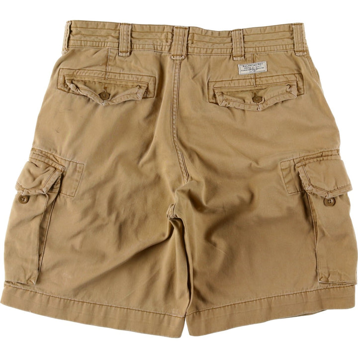 Ralph Lauren POLO RALPH LAUREN cargo shorts short pants men's w36 equivalent cotton Beige type Vintage Second Hand