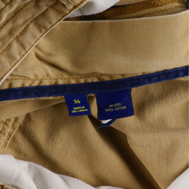 Ralph Lauren POLO RALPH LAUREN cargo shorts short pants men's w36 equivalent cotton Beige type Vintage Second Hand