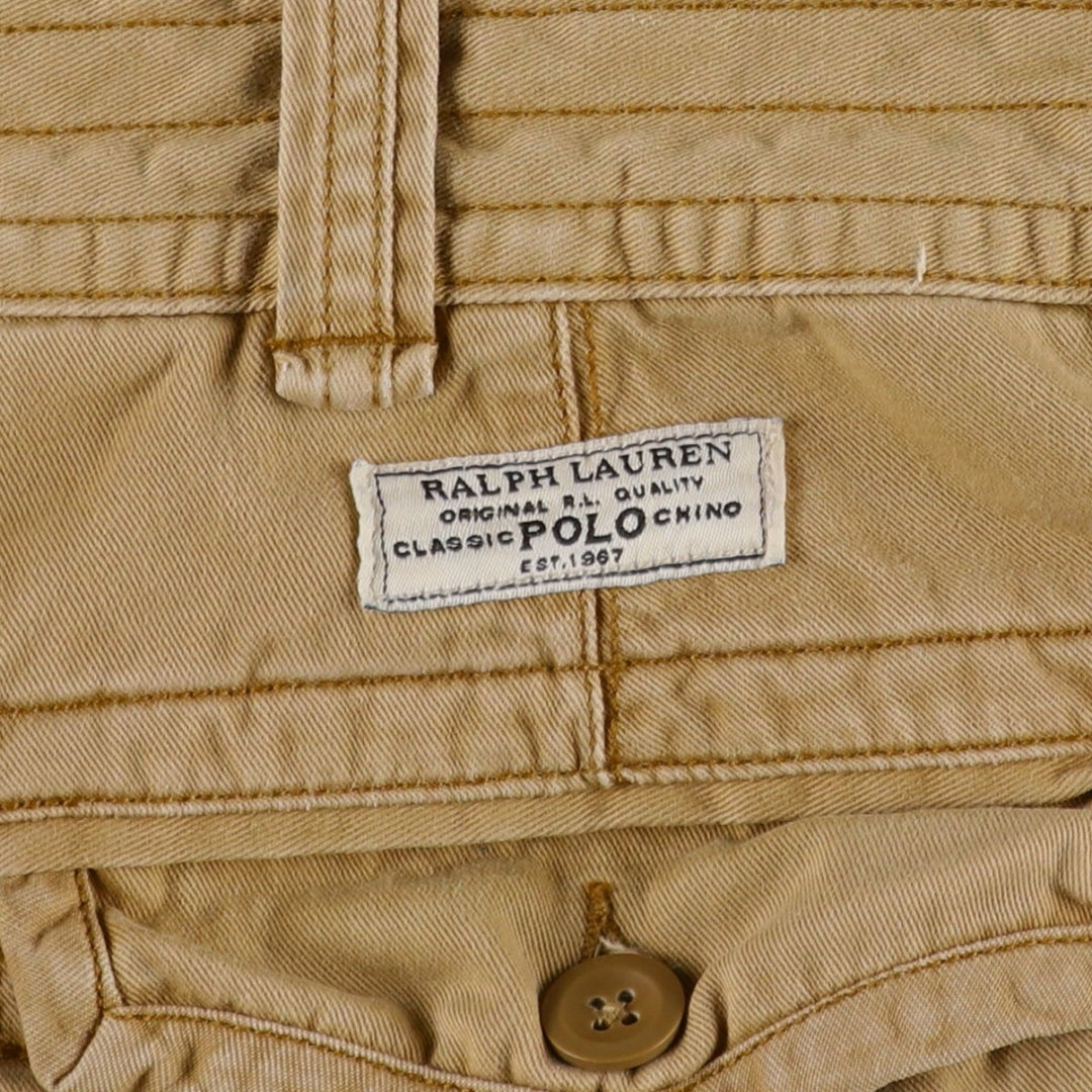 Ralph Lauren POLO RALPH LAUREN cargo shorts short pants men's w36 equivalent cotton Beige type Vintage Second Hand
