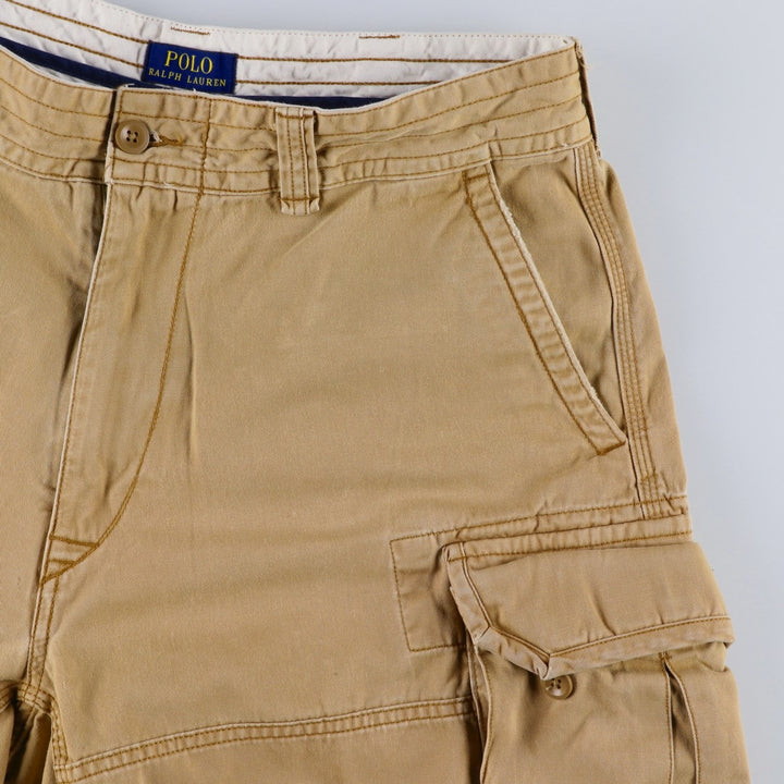 Ralph Lauren POLO RALPH LAUREN cargo shorts short pants men's w36 equivalent cotton Beige type Vintage Second Hand