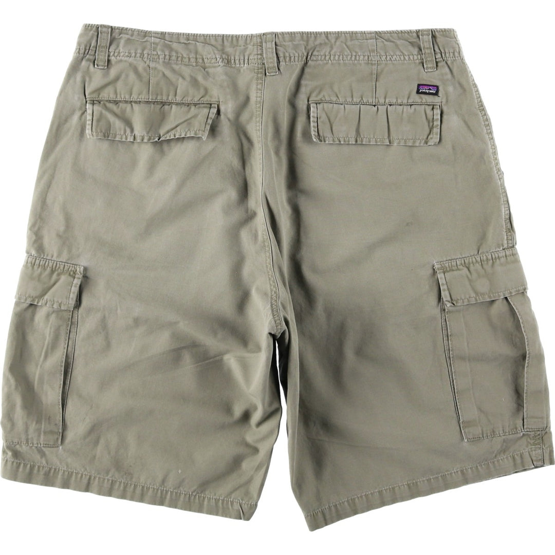 Patagonia 57697SP13 Cargo Shorts (Men's, equivalent to W34) Organic cotton Khaki type Vintage Second Hand