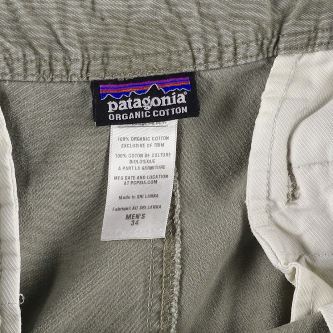 Patagonia 57697SP13 Cargo Shorts (Men's, equivalent to W34) Organic cotton Khaki type Vintage Second Hand