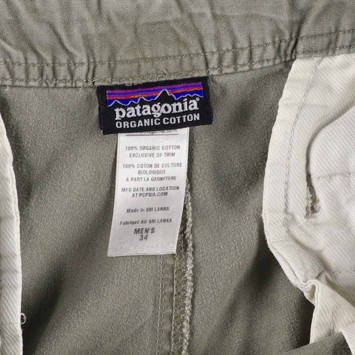 Patagonia 57697SP13 Cargo Shorts (Men's, equivalent to W34) Organic cotton Khaki type Vintage Second Hand