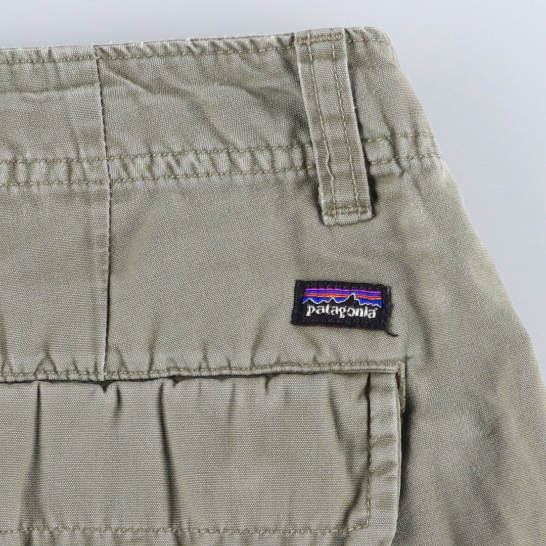 Patagonia 57697SP13 Cargo Shorts (Men's, equivalent to W34) Organic cotton Khaki type Vintage Second Hand