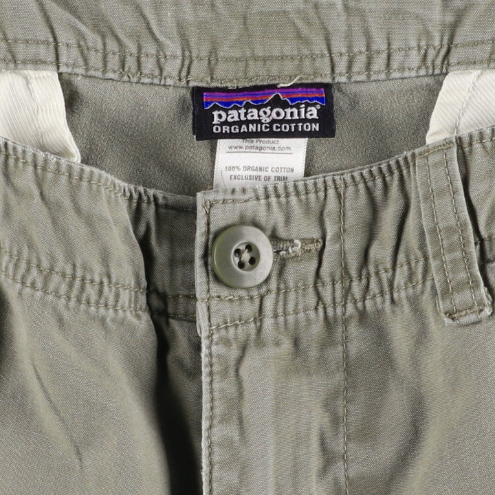 Patagonia 57697SP13 Cargo Shorts (Men's, equivalent to W34) Organic cotton Khaki type Vintage Second Hand