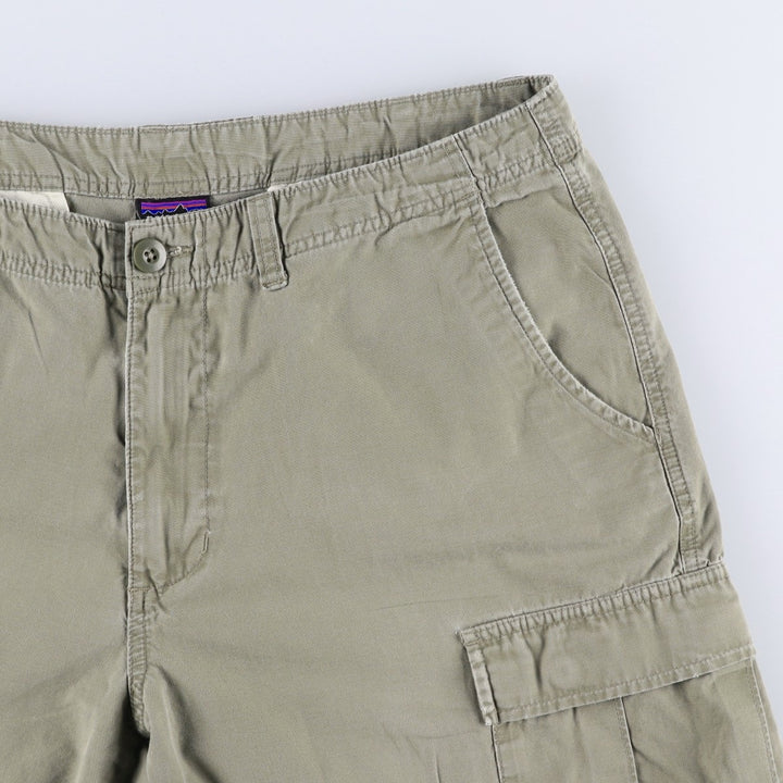 Patagonia 57697SP13 Cargo Shorts (Men's, equivalent to W34) Organic cotton Khaki type Vintage Second Hand