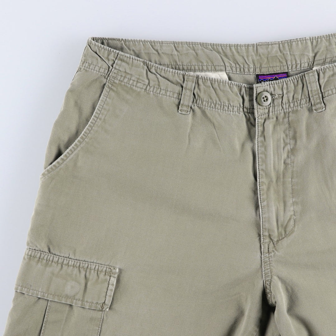 Patagonia 57697SP13 Cargo Shorts (Men's, equivalent to W34) Organic cotton Khaki type Vintage Second Hand