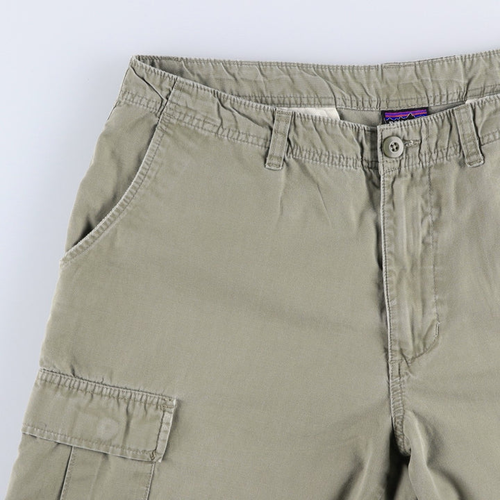 Patagonia 57697SP13 Cargo Shorts (Men's, equivalent to W34) Organic cotton Khaki type Vintage Second Hand