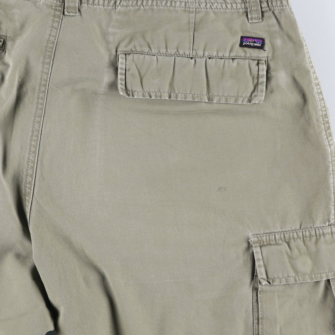 Patagonia 57697SP13 Cargo Shorts (Men's, equivalent to W34) Organic cotton Khaki type Vintage Second Hand