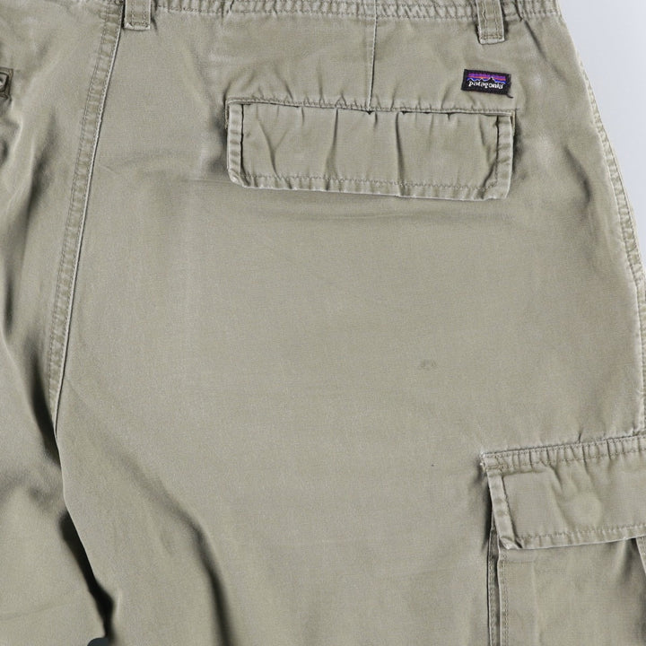 Patagonia 57697SP13 Cargo Shorts (Men's, equivalent to W34) Organic cotton Khaki type Vintage Second Hand