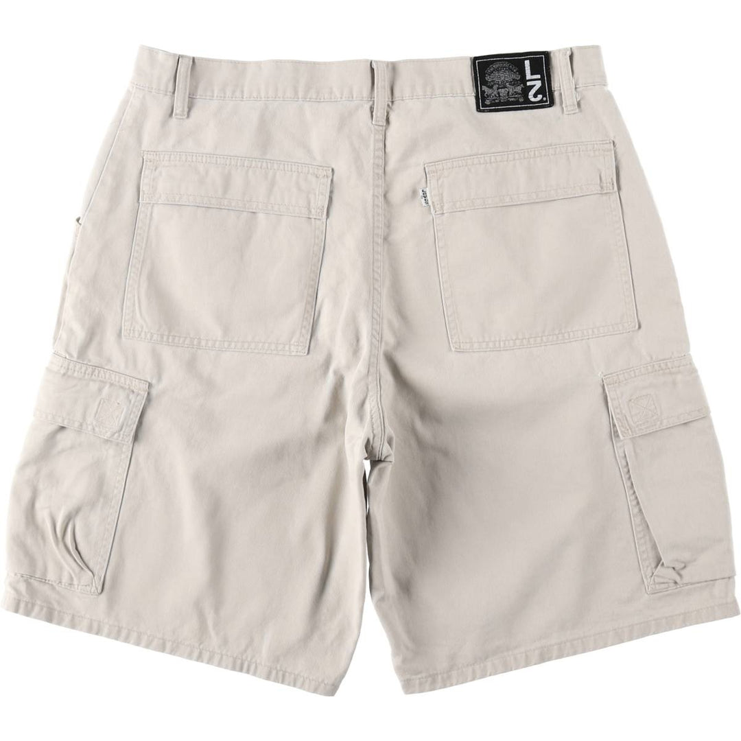 90'S Levi's Cargo Shorts, Men's Size W36 (approx.), Vintage cotton white type Vintage Second Hand