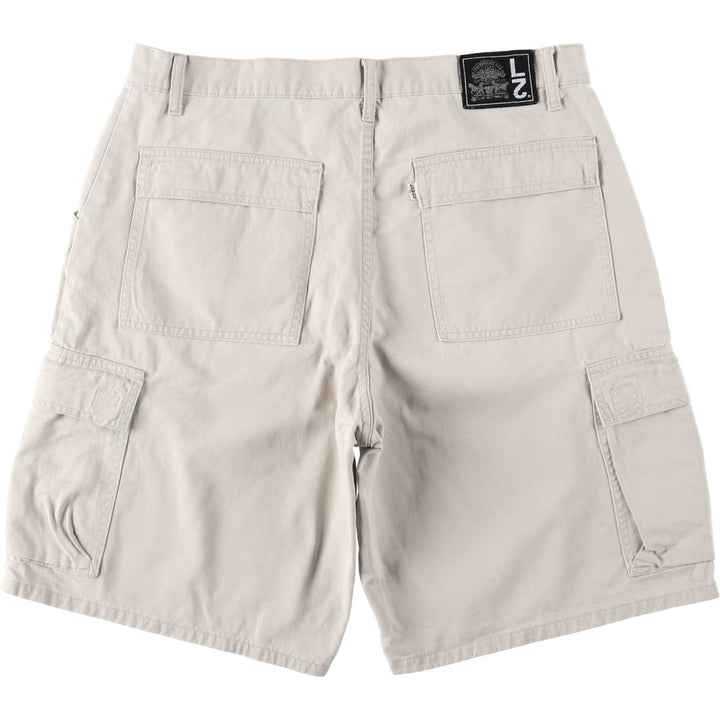 90'S Levi's Cargo Shorts, Men's Size W36 (approx.), Vintage cotton white type Vintage Second Hand