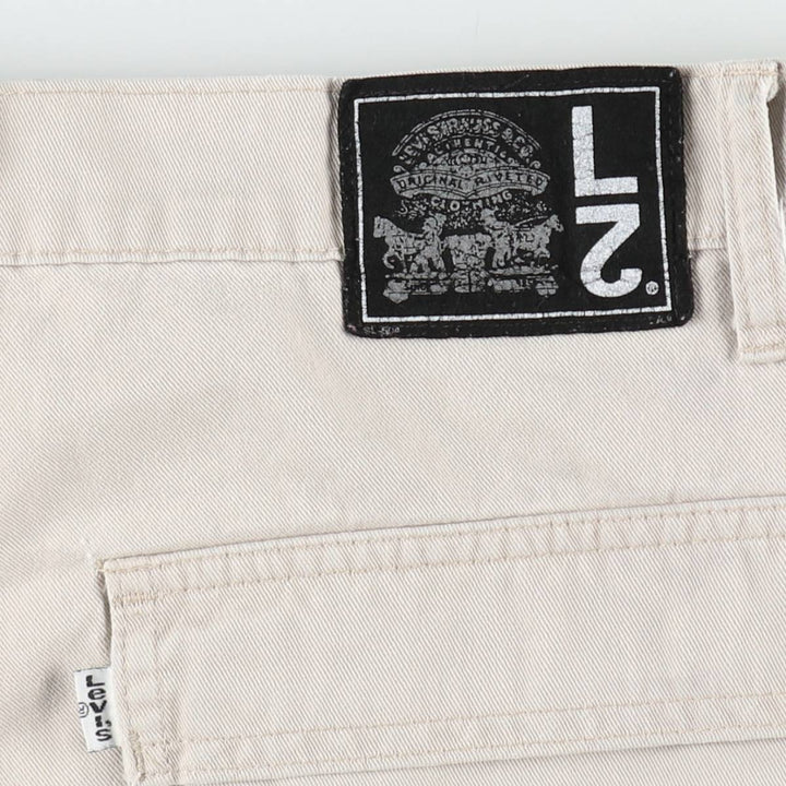 90'S Levi's Cargo Shorts, Men's Size W36 (approx.), Vintage cotton white type Vintage Second Hand
