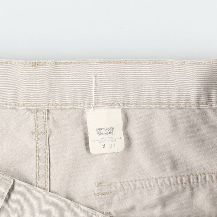90'S Levi's Cargo Shorts, Men's Size W36 (approx.), Vintage cotton white type Vintage Second Hand