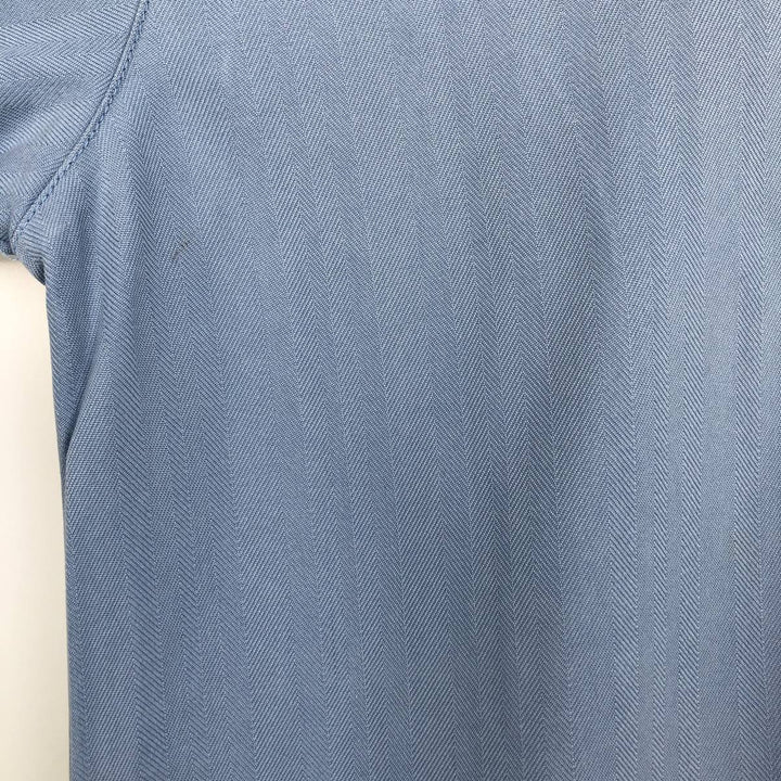 Tommy Bahama short-sleeved open-collar silk box shirt, men's size M silk Blue type light blue Vintage Second Hand