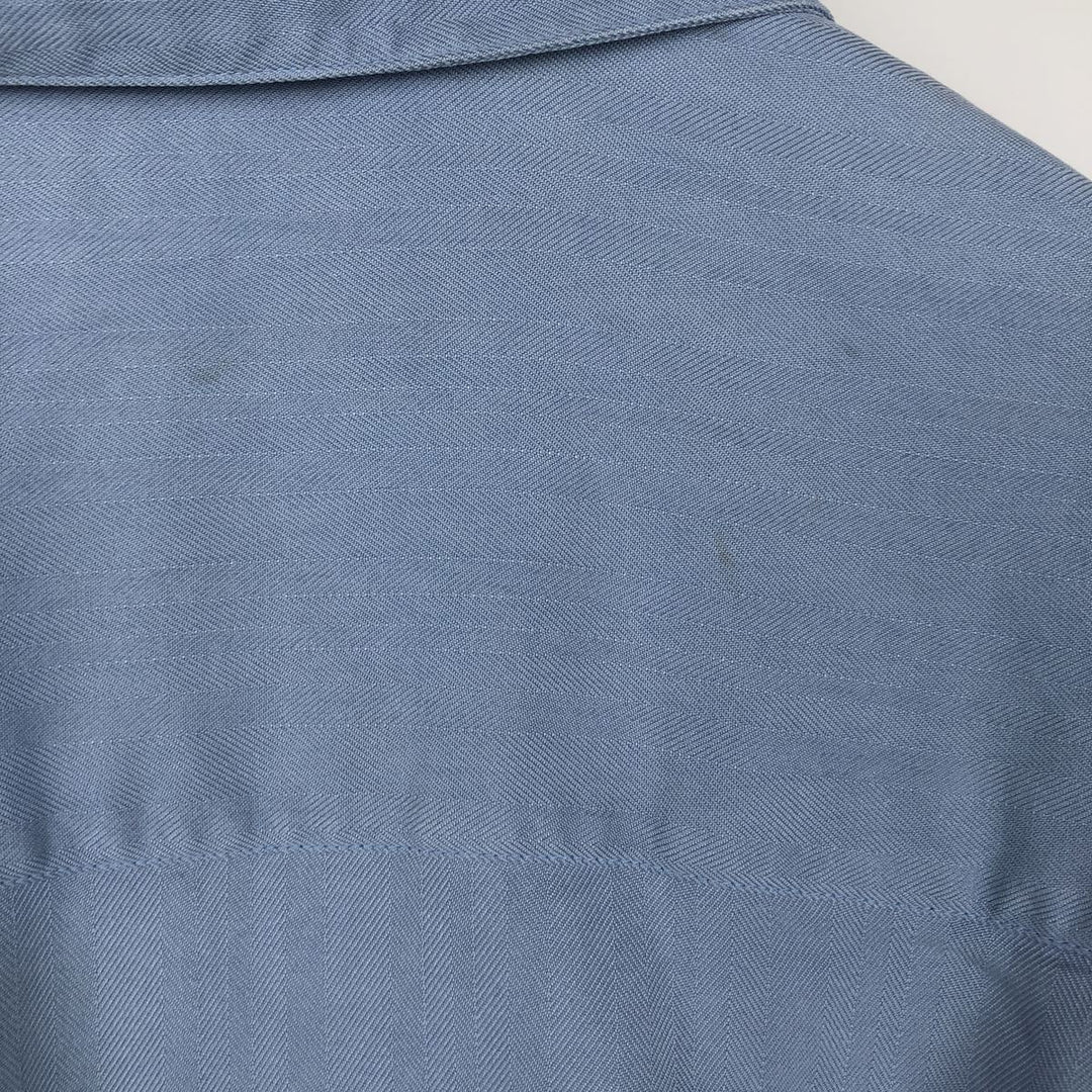 Tommy Bahama short-sleeved open-collar silk box shirt, men's size M silk Blue type light blue Vintage Second Hand