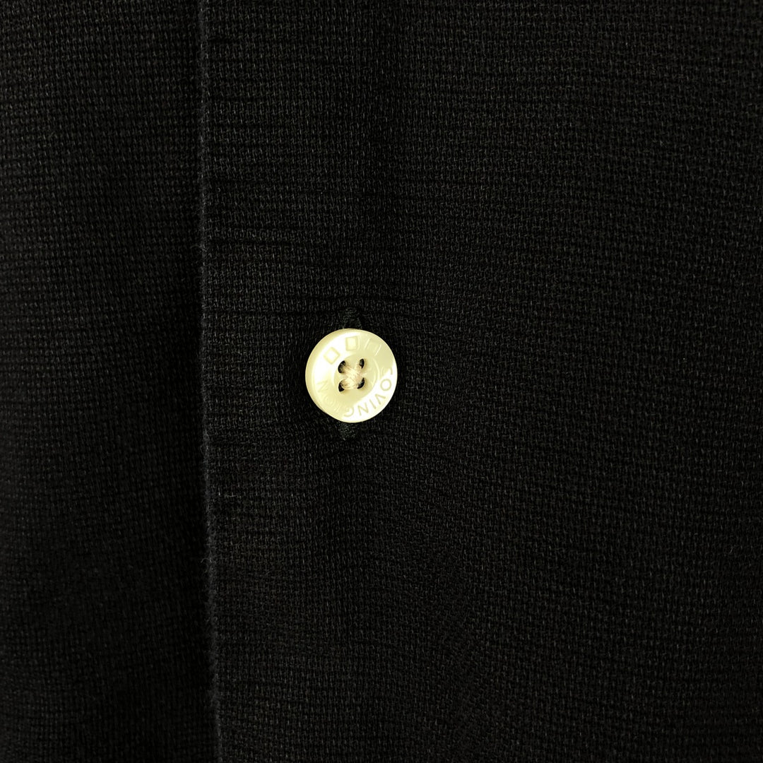 COVINGTON Short-Sleeve Open-Collar Shirt, Boxy Shirt, Men's Size XL (approx.) unclear navy blue type Vintage Second Hand