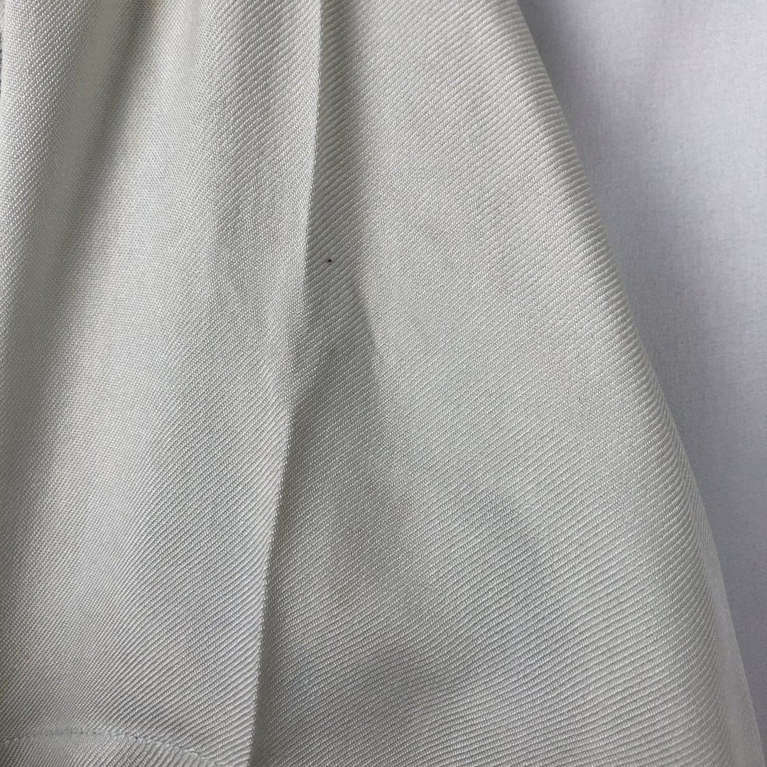 Perry Ellis Short Sleeve Open Collar Silk Shirt Box Shirt Men's XL silk Mint green Vintage Second Hand
