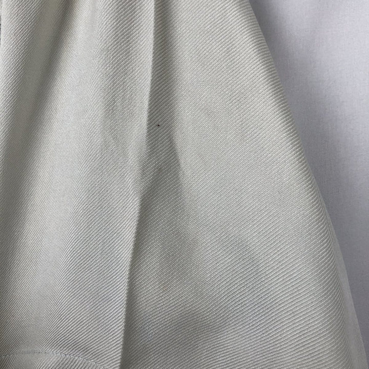Perry Ellis Short Sleeve Open Collar Silk Shirt Box Shirt Men's XL silk Mint green Vintage Second Hand