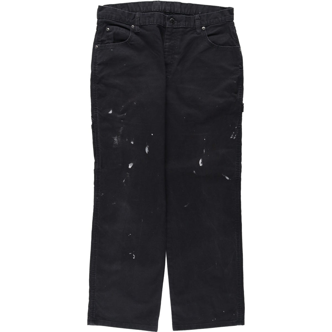 Dickies Painted Duck Painter Pants, Men's, Size W35 cotton black type Vintage Second Hand