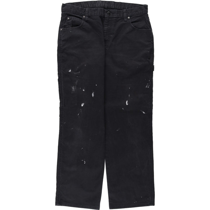 Dickies Painted Duck Painter Pants, Men's, Size W35 cotton black type Vintage Second Hand