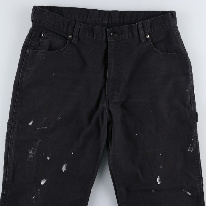 Dickies Painted Duck Painter Pants, Men's, Size W35 cotton black type Vintage Second Hand