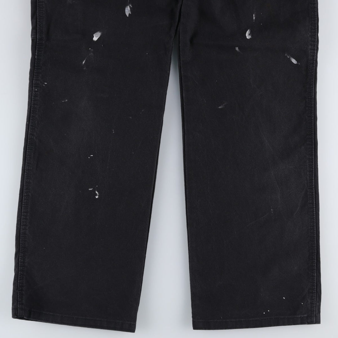 Dickies Painted Duck Painter Pants, Men's, Size W35 cotton black type Vintage Second Hand
