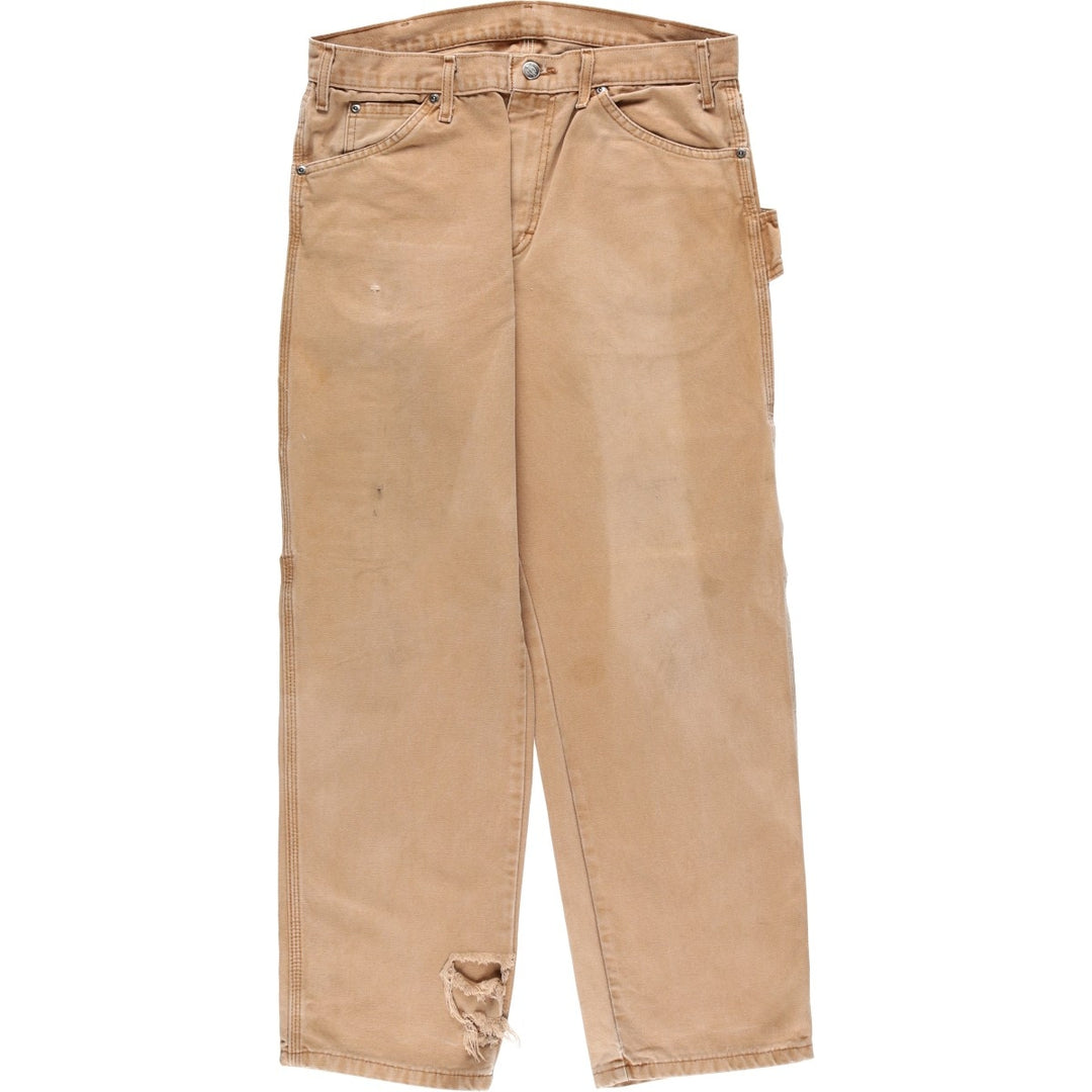 Dickies Duck Painter Pants Men's W34 equivalent cotton ocher yellow type Vintage Second Hand