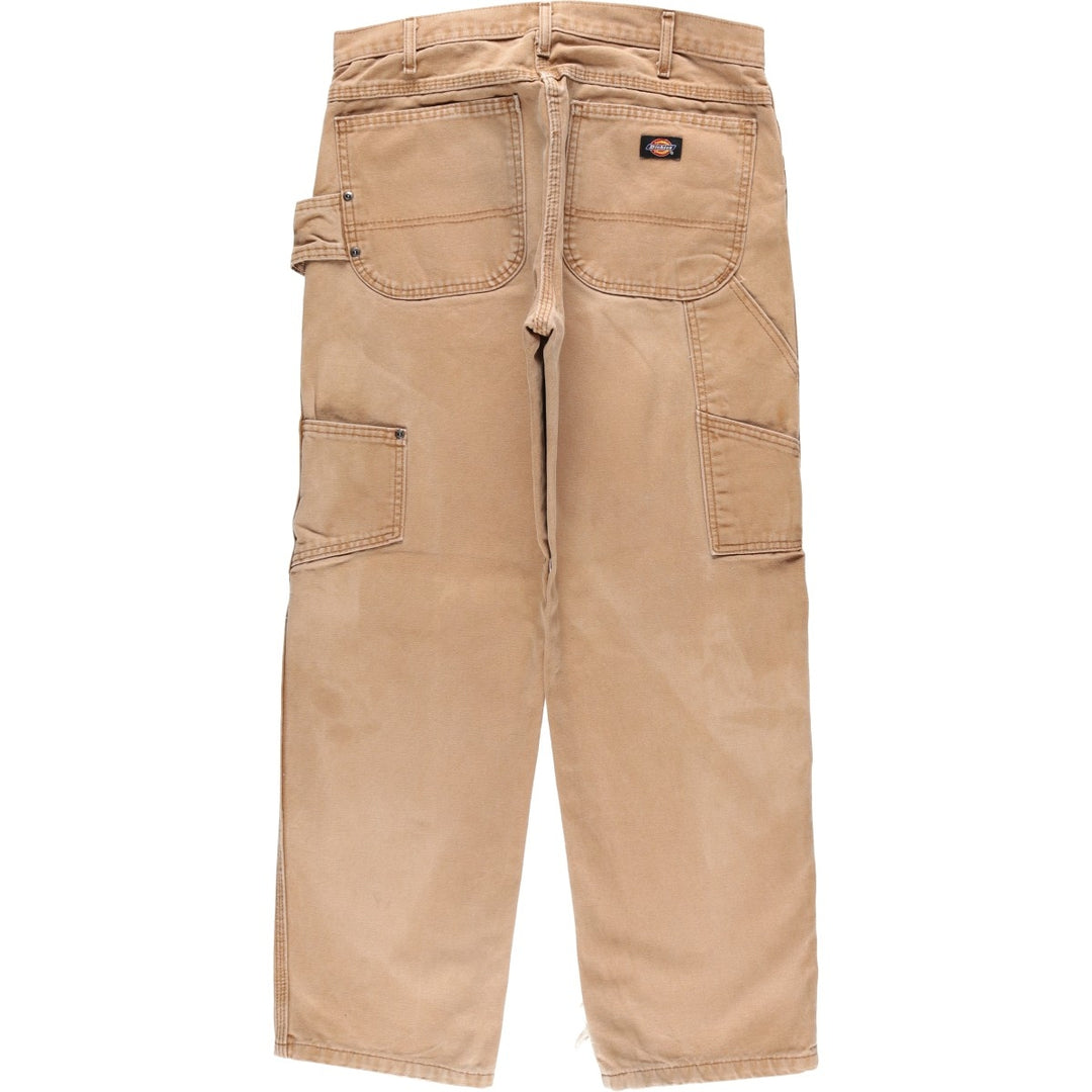 Dickies Duck Painter Pants Men's W34 equivalent cotton ocher yellow type Vintage Second Hand