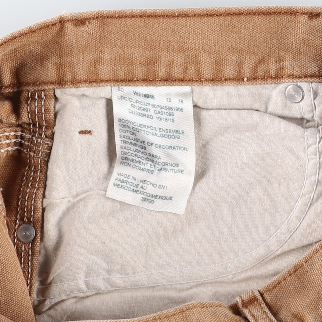 Dickies Duck Painter Pants Men's W34 equivalent cotton ocher yellow type Vintage Second Hand