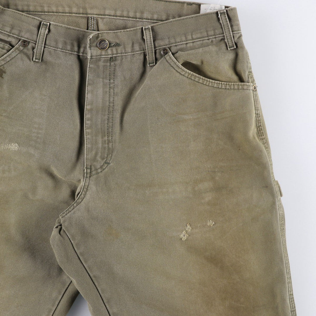 Dickies Duck Painter Pants Men's W35 equivalent cotton Khaki type Vintage Second Hand