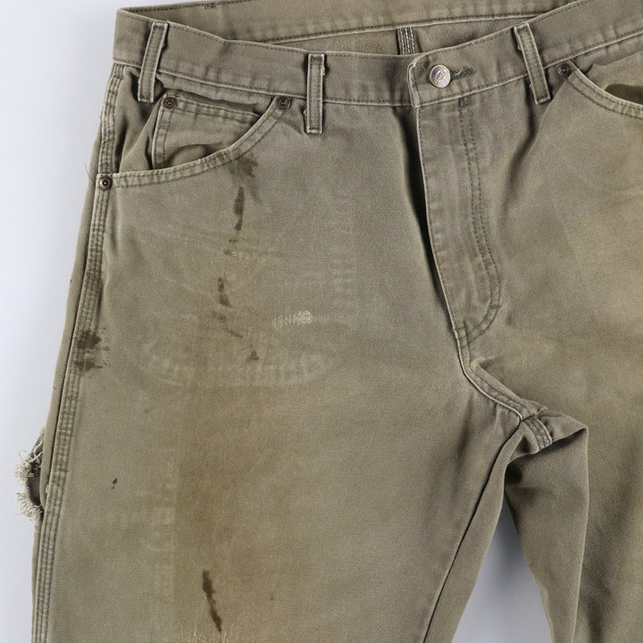 Dickies Duck Painter Pants Men's W35 equivalent cotton Khaki type Vintage Second Hand