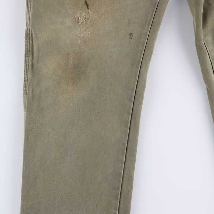 Dickies Duck Painter Pants Men's W35 equivalent cotton Khaki type Vintage Second Hand